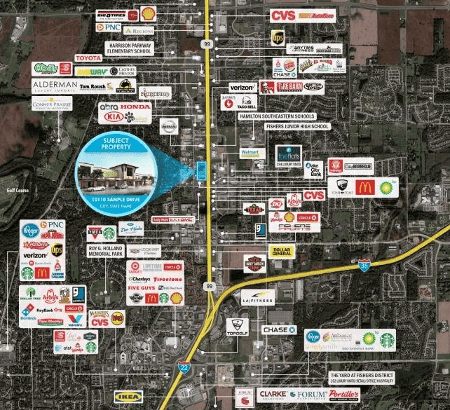 Industrial space layout image